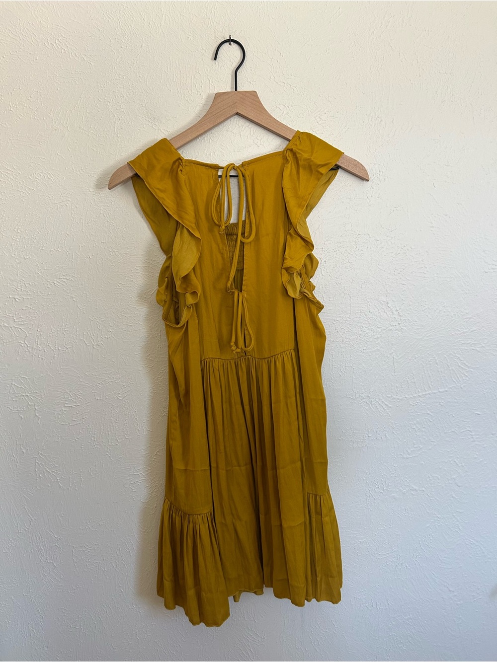 Free People ‘Want Your Love’ Mustard Dress - Picture 3 of 4